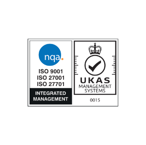 ISO9001, ISO27001 & ISO 27701 Integrated and accredited logo