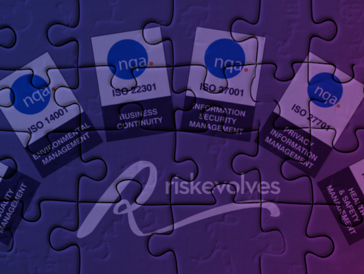 Completed puzzle showing iso certifications risk evolves can help with | ISO certification for businesses